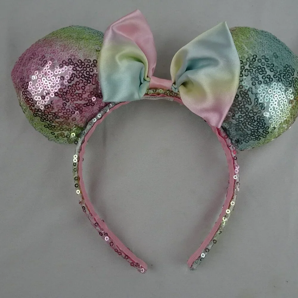 Disney Minnie Mouse Colorful Sequin Ears Headband